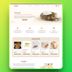 Theme wordpress bán yến xào 4