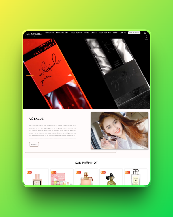Theme wordpress shop bán nước hoa ô tô Theme wordpress shop bán nước hoa