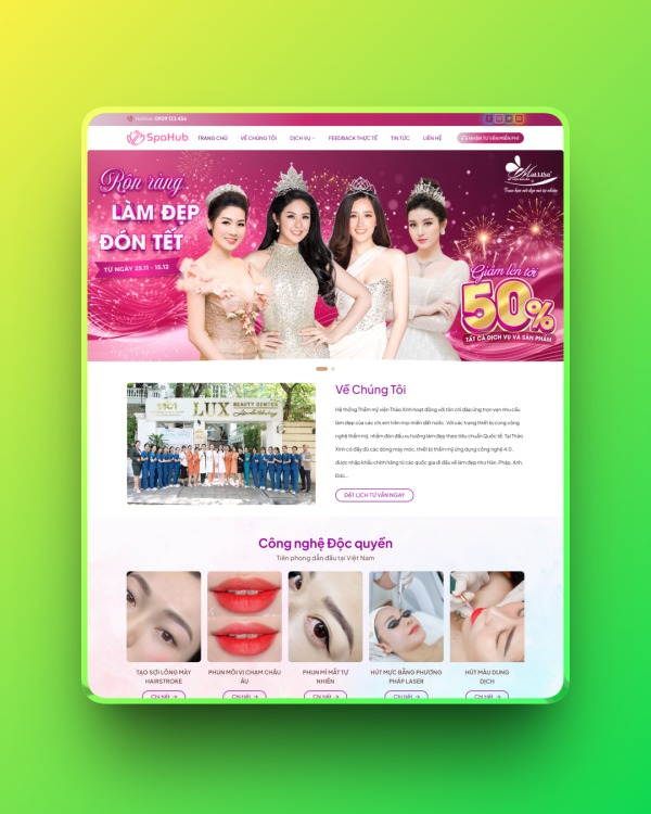 Theme wordpress spa phun xăm thẩm mỹ Theme wordpress spa phun xăm thẩm mỹ