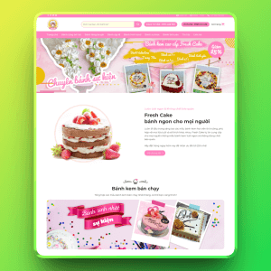 Theme wordpress tiệm bán bánh kem đẹp