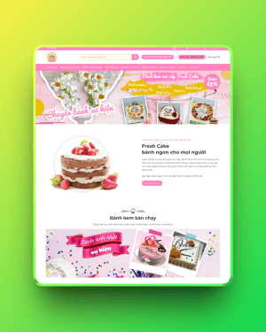 Theme wordpress tiệm bán bánh kem đẹp Theme wordpress tiệm bán bánh kem đẹp
