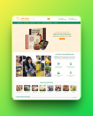 Theme wordpress trại nấm Theme wordpress trại nấm