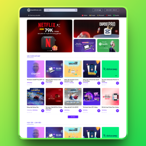 Theme wordpress bán tài khoản