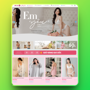 Theme wordpress bán váy ngủ đồ lót