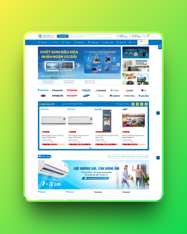 Theme wordpress bán điện máy 9 Theme wordpress bán điện máy 9