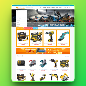 Theme wordpress bán đồ điện cơ
