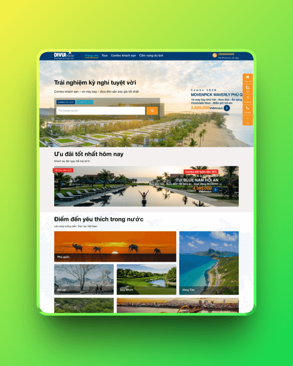 Theme wordpress du lịch tour ivivu Theme wordpress du lịch tour ivivu