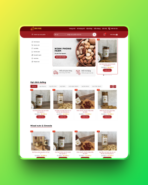 Theme WordPress Bán Rau Củ, Hạt Theme WordPress Bán Rau Củ, Hạt