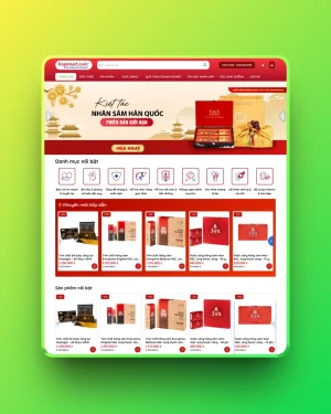 Theme wordpress bán sâm hàn quốc Theme wordpress bán sâm hàn quốc