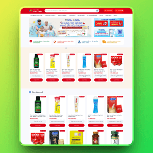Theme wordpress nhà thuốc long châu