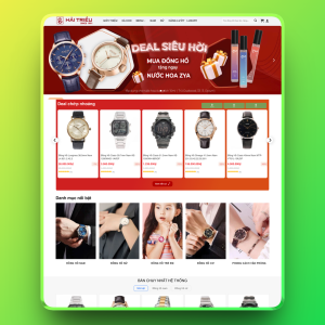 Theme wordpress bán đồng hồ cao cấp