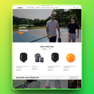 Theme WordPress bán dụng cụ chơi Pickleball