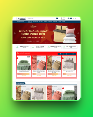 Theme wordpress bán nệm 1 Theme wordpress bán nệm 1