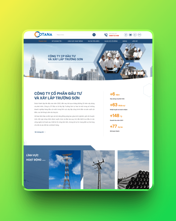 Theme wordpress xây dựng xây lắp cầu đường Theme wordpress xây dựng xây lắp cầu đường