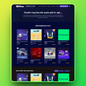 Theme WordPress Shop bán tài nguyên