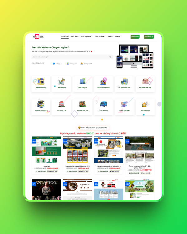Theme wordpress công ty Agency7 Theme wordpress công ty Agency7
