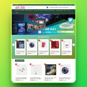 Theme wordpress bán đèn led 03