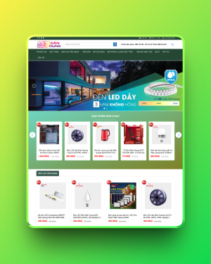 Theme wordpress bán đèn led 03 Theme wordpress bán đèn led 03